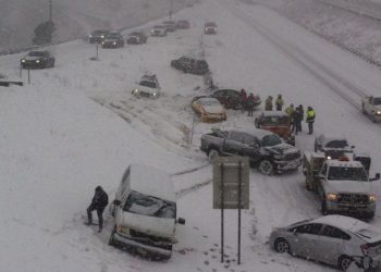 Out of state driver with Florida plates causes multiple car pile up on I-70