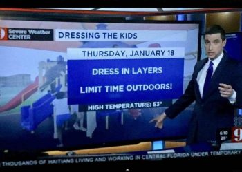 Florida News Station Loses Their Mind Over Cold Weather