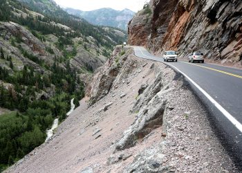 Out of state driver plunges off of infamous Red Mountain Pass in Colorado