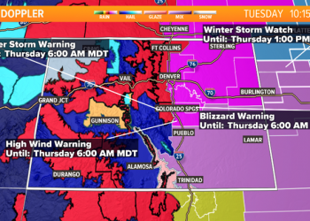 Huge Blizzard To Hit The Denver Metro Area Tomorrow