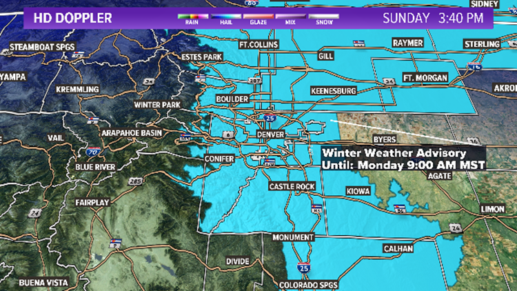 More Snow Headed To Denver Overnight