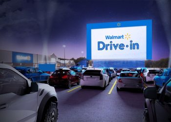 Walmart is transforming 160 store parking lots to drive-in movie theaters this summer