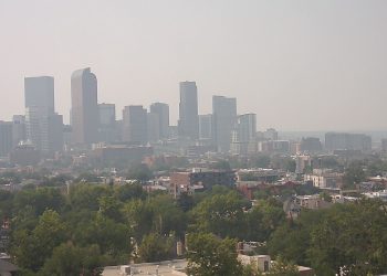 Right now Denver has the 5th worst air quality in the world