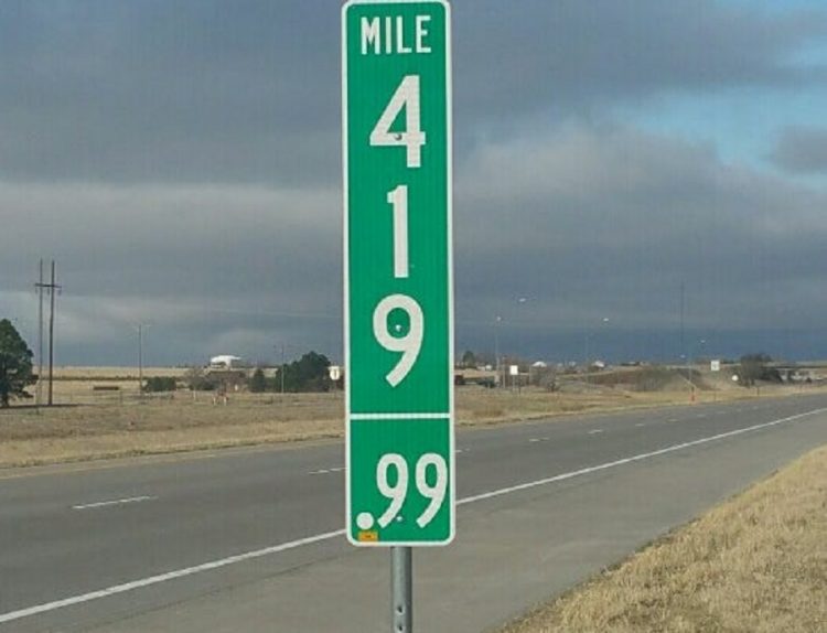 Colorado replaces 420 mile marker with 419.99 after multiple thefts