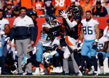 Courtland Sutton on Drew Lock, “His mind is on a different level right now”