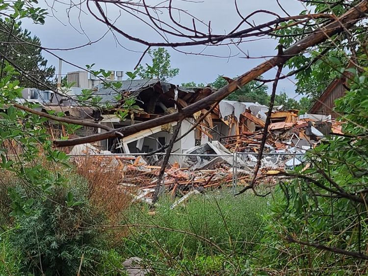 White Fence Farm Is Being Tore Down And Replaced With An Apartment Building