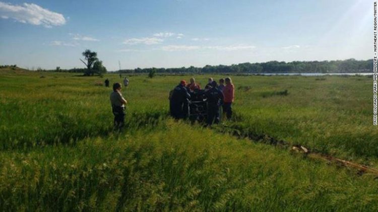 Three people were injured in a hot air balloon crash outside of Denver