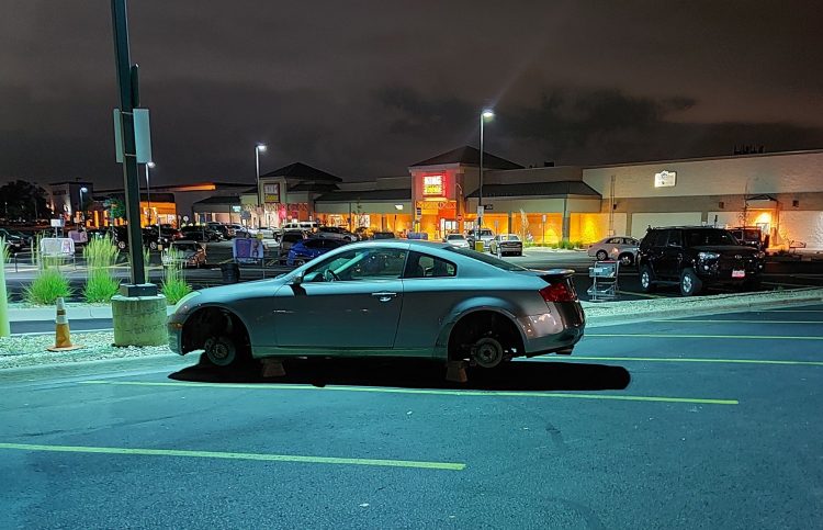 Denver Man Gets Off Of Work Only To Find His Car Sitting On Bricks And Rims Missing