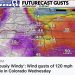 Wind Up to 100 mph is Possible for Wednesday