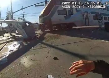LAPD Saves Pilot From Plane Crash Seconds Before A Train Hits