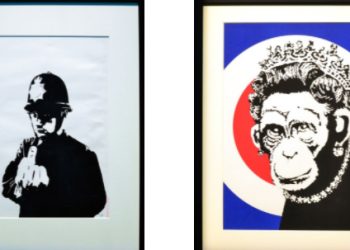 You can see a Banksy in Denver this week