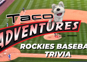 Taco Ask Rockies Fans Trivia at Opening Day #IMFROMDENVER