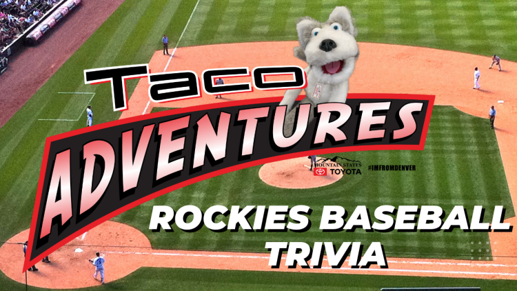 Taco Ask Rockies Fans Trivia at Opening Day #IMFROMDENVER