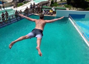Father’s Day Belly Flop Contest at Water World