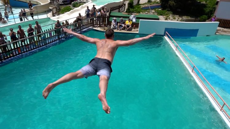 Father’s Day Belly Flop Contest at Water World
