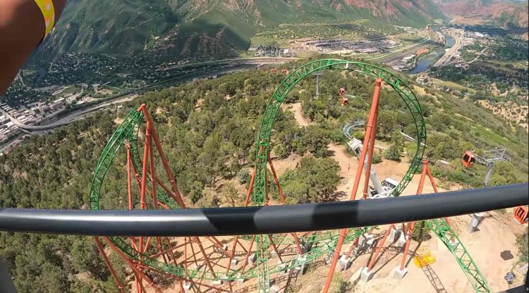 Highest Looping Roller Coaster In The United States Opened In Glenwood Springs