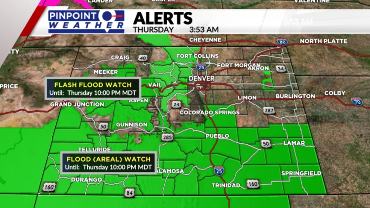 Flash Flood Watch Could Drop One Inch Of Rain In 30 Minutes