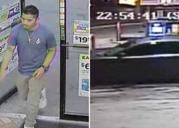 Police are looking for Man who tried to burn people with Gasoline