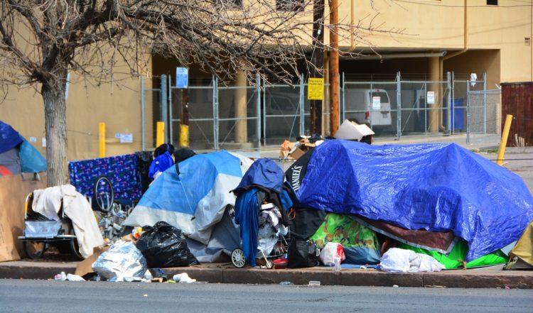 Homeless Encampment Catches Fire