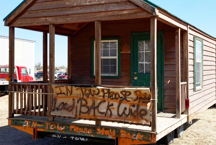Some Guys stole a Tiny Home.