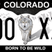 A new License Plate with a Wolf is coming to Colorado