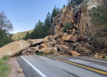 Travel Alert: Rock Slide closes Highway 7 Near Allenspark