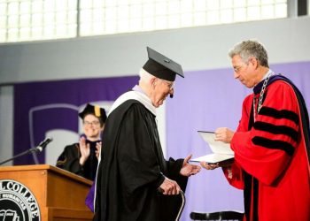 80 Years Later, WWII Veteran Walks For Graduation at 101-years-old
