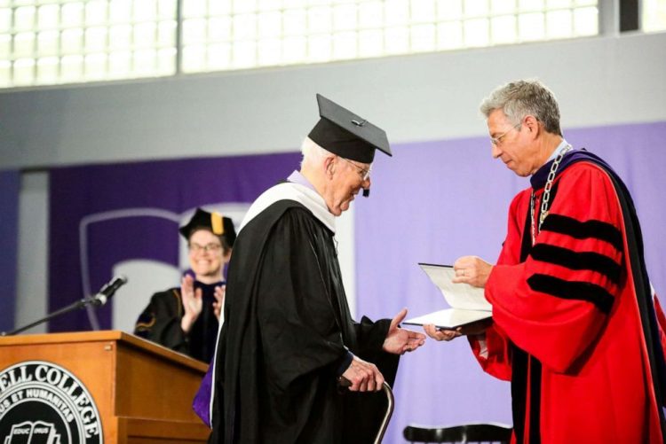 80 Years Later, WWII Veteran Walks For Graduation at 101-years-old