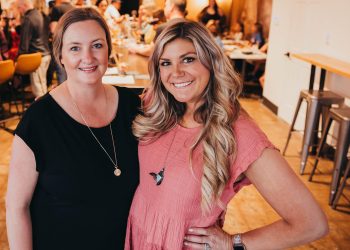Sarah Galloway on the left and Tamara McTavish on the right