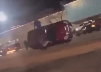 VIDEO: 5 People crushed after SUV flips while doing donuts in Colorado Springs