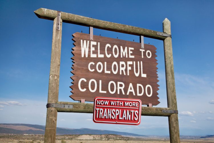 Transplants Overtake Natives in Colorado: Study Shows Only 41% Born in State