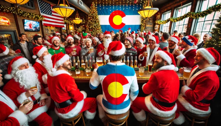 Colorado’s SantaCon Events: Where Santas Gather for Holiday Cheer and Bar Crawls