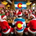 Colorado’s SantaCon Events: Where Santas Gather for Holiday Cheer and Bar Crawls