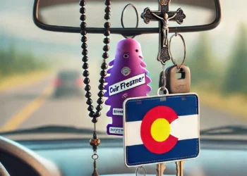 Is Colorado Among the States Where Hanging Things on Your Mirror Is Illegal?