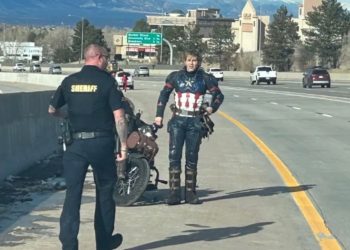 WATCH From C-470 to Children’s Hospital: Deputy Teams Up with an Avenger!