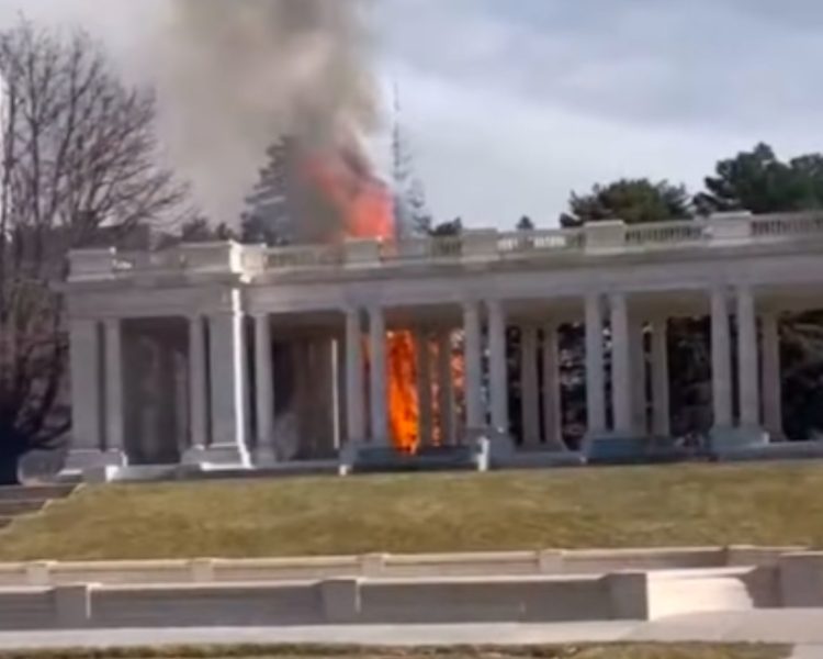 WATCH Arson Investigated After Fires Spark Behind Cheesman Park Pavilion