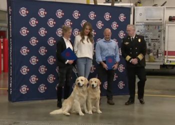 Heroes Among Us: Two Citizens Honored for Rescuing Woman and Dogs from Icy Pond