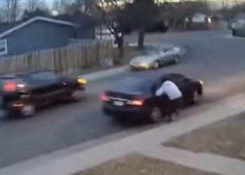WATCH: North Denver Resident Runs After His Own Stolen Car