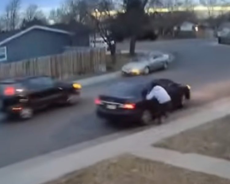 WATCH: North Denver Resident Runs After His Own Stolen Car