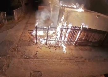 WATCH: Suspected Arsonist Sparks Denver Garage Fire
