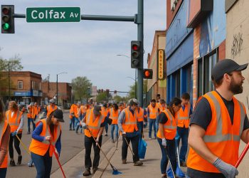 Over 100 Volunteers Join Forces to Clean Up Colfax Avenue and Strengthen Community Ties