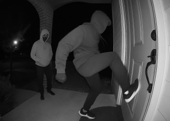Caught on Camera: Homeowner’s Door Smashed in Alleged Social Media Prank
