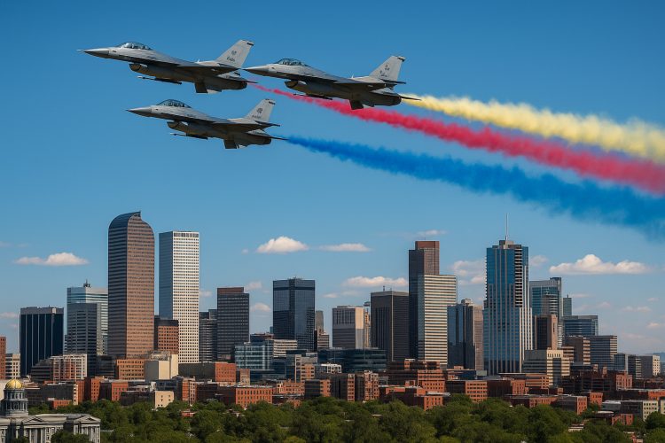 Here’s Where You Can Spot F-16 Flyovers Across Colorado This Independence Day
