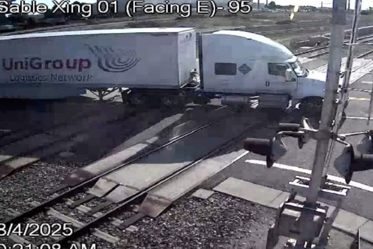 VIDEO Shows Semi-Truck Collide with RTD A Line Train in Aurora