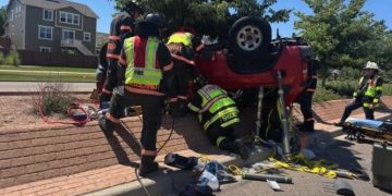 Two Injured in Single-Vehicle Rollover That Shut Down Major Thornton Road