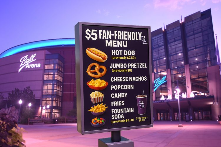 Ball Arena Brings Back the Value Menu — Because $8 Pretzels Were Getting Hard to Swallow