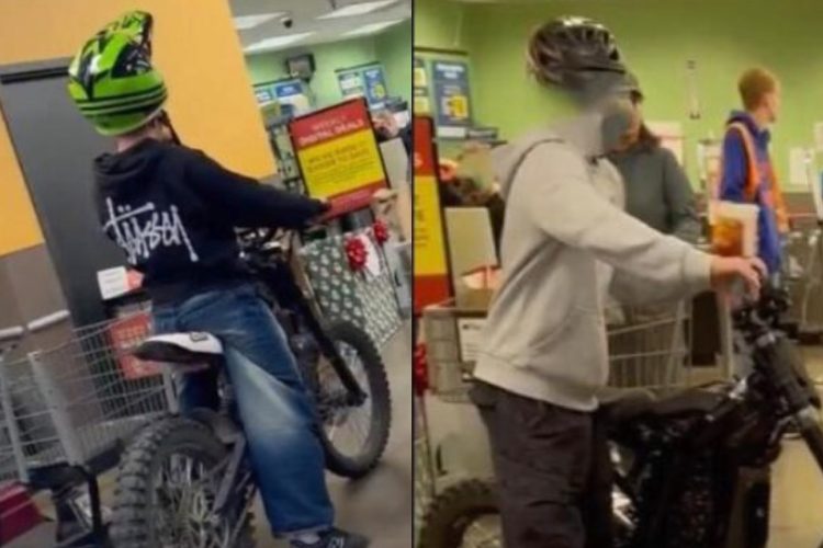 Arvada Teens Ride E-Bikes Into King Soopers Like It’s the X Games