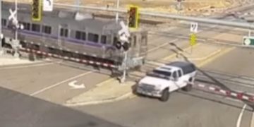 Truck Hits RTD Train in Aurora — Then Just Drives Off Like Nothing Happened