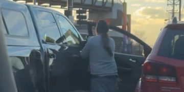 WATCH: Road Rage Backfires: Angry Driver Kicks Truck… Then Watches His Own Car Get Wrecked