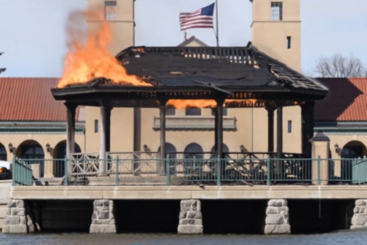 Thursday Fire Destroys Historic City Park Bandstand